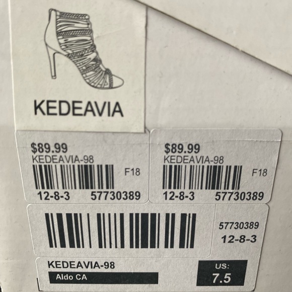 ALDO KEDEAVIA high heels size 7.5 - Picture 4 of 4